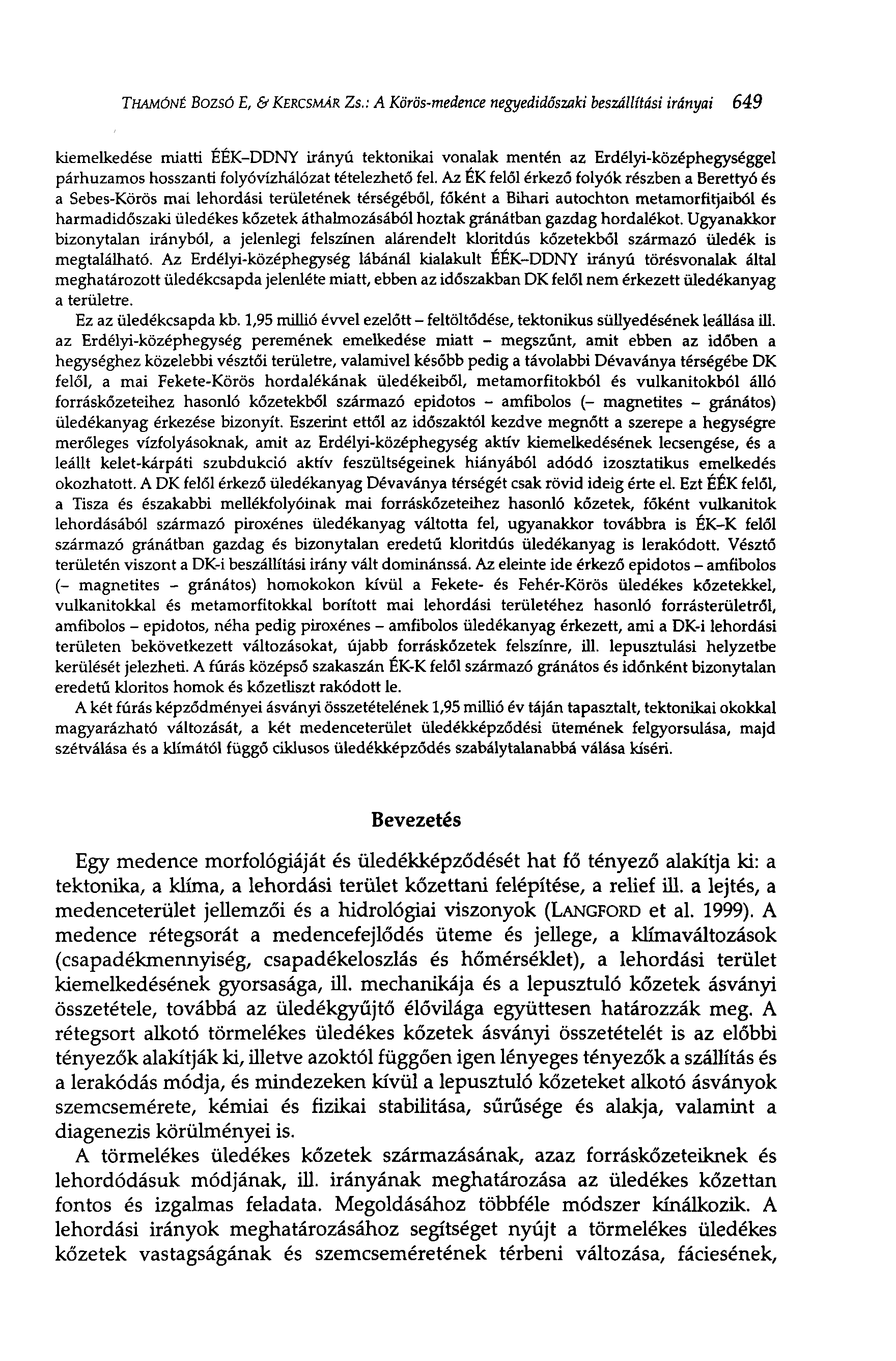 THAMÓNÉ BOZSÓ E, & KERCSMÁR ZS.
