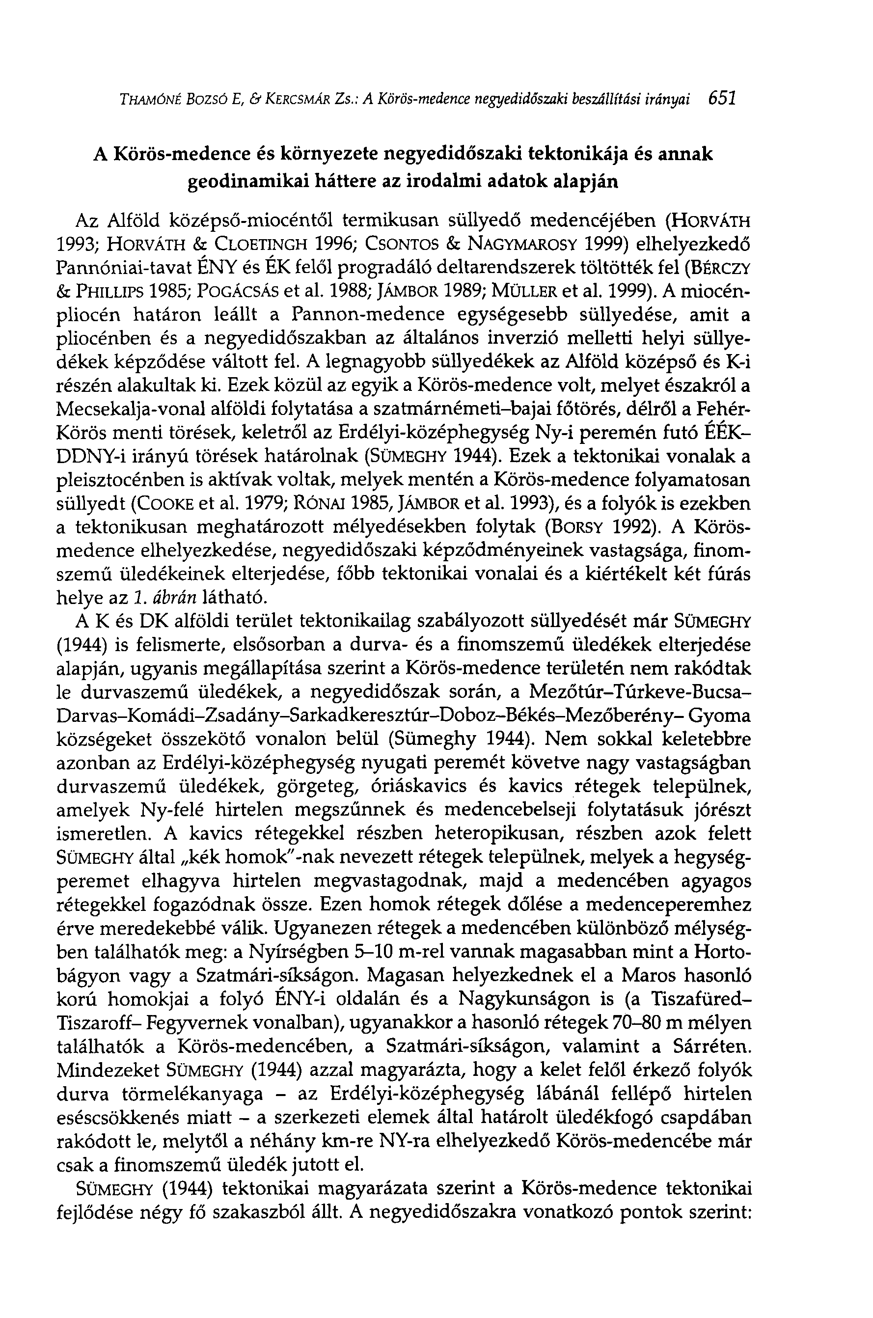 THAMÓNÉ BOZSÓ E, & KERCSMÁR ZS.