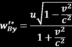 6 A relativisztikus tömeg (6) Az ütközés előtti és