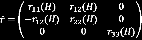 Elektromos transzport (4) 15 Külső H mágneses tér jelenléte esetén az r ellenállás másodrendű tenzor lesz a tér által okozott anizotrópia miatt.