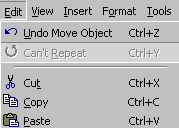 Vágólap (Clipboard) Windows programok közötti adatcsere támogatására Kivágás (Cut, ctrl+x): vágólapra helyezés, az eredeti törlődik Másolás (Copy, ctrl+c): vágólapra helyezés, az eredeti