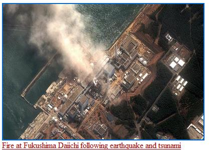 FUKUSHIMA KATASZTRÓFA The number 3 nuclear reactor of the Fukushima Daiichi nuclear plant is seen burning on this satellite image taken on 14