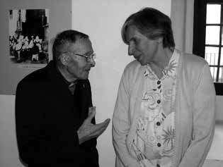 S pátrom K. Benovicom v Banskej Štiavnici, 2007. Foto: M. Kalinová.
