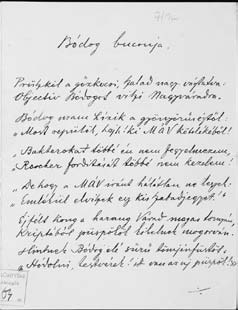 Forrás: OSZK Kézirattár, Levelestár, Szladits Károly levelei Somló Bódoghoz, 1903. január 29.