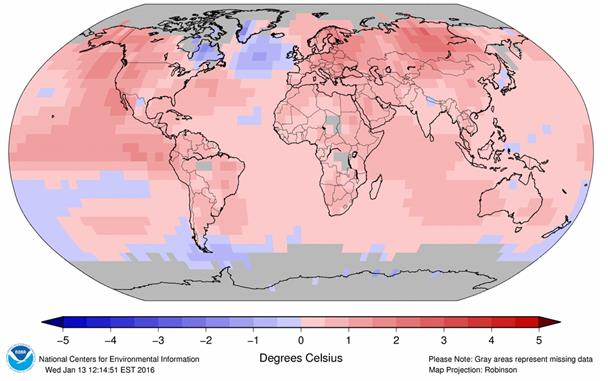 Miért foglalkozunk a klímaváltozással? 2015. év a valaha mért legmelegebb év volt, világszerte évszázados rekordok dőltek meg A 2015.