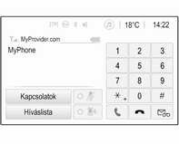 amikor bizonyos hálózati szolgáltatások és/vagy telefon funkciók be vannak kapcsolva. Erről a helyi mobilszolgáltatótól kérhet információt.