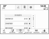 74 Telefon A kapcsolatok listájának részletes leírásához 3 22. Görgessen a kívánt kapcsolatok bejegyzéséhez.