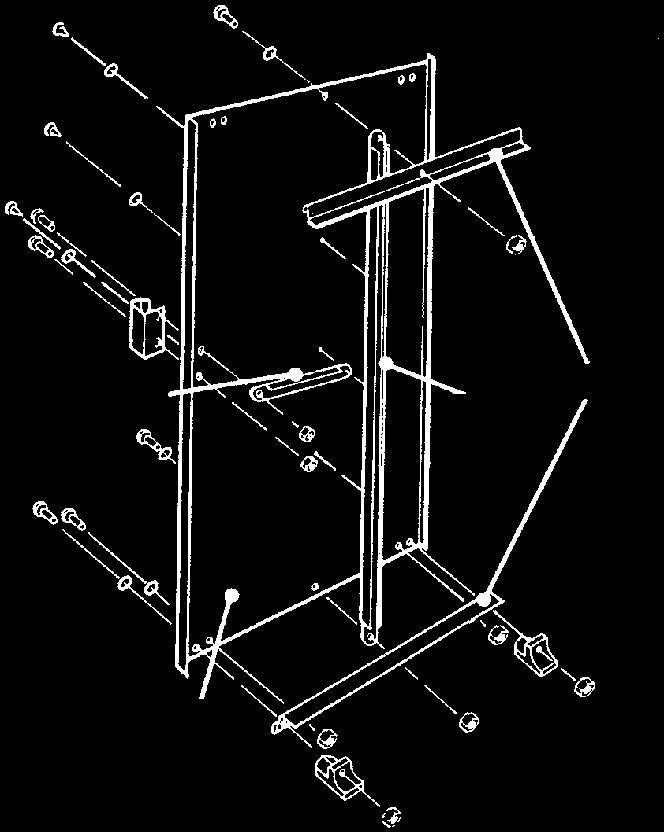 Lépés 7 D0ctr-HU Ajtók 79 Ajtó kilincs vasa lat () 0475 Bal és jobb oldali ajtó () 0497 Vízszintes vasa lat (4) 678 Függőleges vasa lat () (6) () (4) Ebben a lépésben megtalálja az ajtók