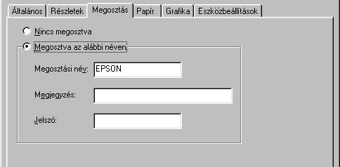 4. Jelölje be az I want to be able to allow others to print to my printer(s) [Mások is nyomtathassanak a nyomtató(i)mon] jelölőnégyzetet, majd kattintson az OK gombra.