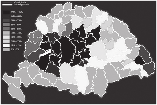 Kővári László Csak a számok nem hazudnak Telekinek volt egy piros térképe. Nekem fekete térképem van. Hogy miért csináltam ezt a térképet?