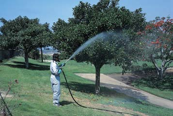 2 55 bar (30 800 PSI) nyomáson végzett helyi permetezéshez, fapermetezéshez, haszonállat permetezéshez és gépi mosáshoz.