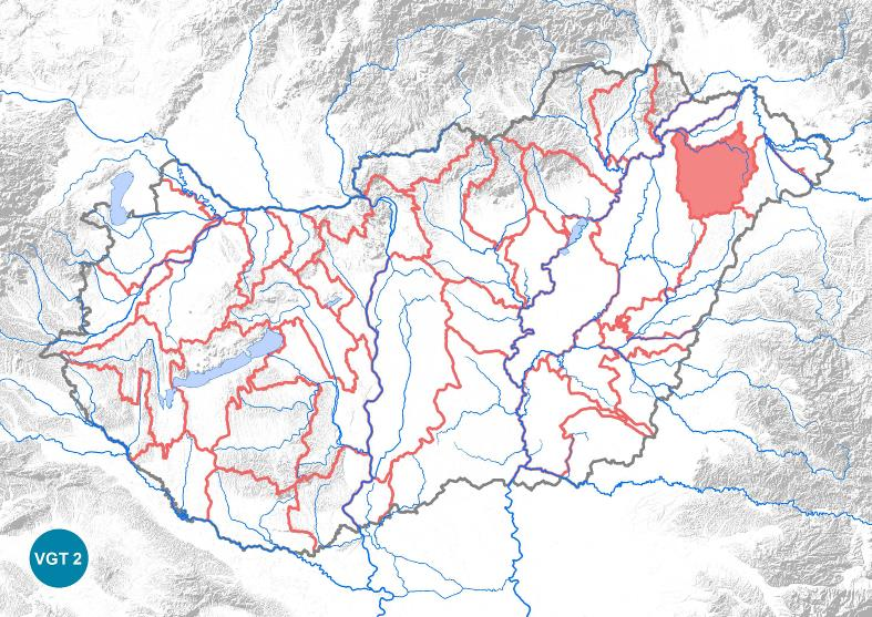 1 A víztestek és a vízgyűjtők jellemzése A 2052 km 2 nagyságú vízgyűjtő K-i, D-i és Ny-i határai a természetes vízválasztók, a Nyírség dombvidékének hátságain és buckasorain haladnak.
