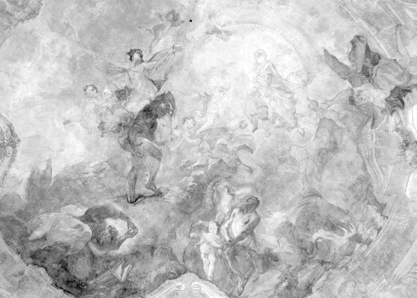 334 tanulmányok 17. kép. Franz Anton Maulbertsch: A Skapuláré Királynéjának megdicsőülése, 1768.