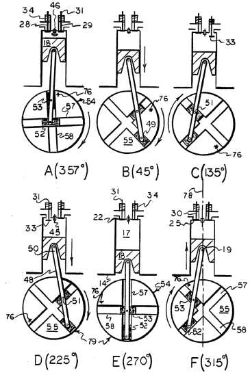 4517933 Crank shaft of V type internal combustion engine (1985.máj.21.) 15.