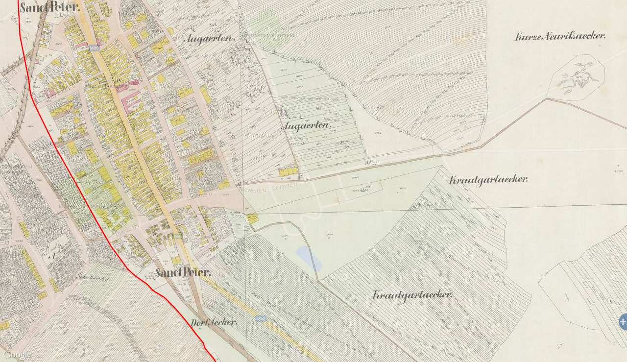 30 Levente utca II. katonai felmérés 1806-1869 (http://mapire.eu/hu/) Levente utca III. katonai felmérés 1869-1887 (http://mapire.