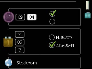 Érték beállítása idő dátum nap hónap év idő & dátum4.4 24 óra 12 ó Megváltoztatandó értékek Érték megadásához: 1. A kontroll tárcsával jelölje meg a választandó értéket. 2. Nyomja meg az OK gombot.
