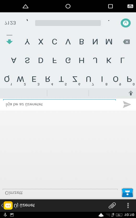 Üzenet küldése Lépjen az Üzenetek menübe,