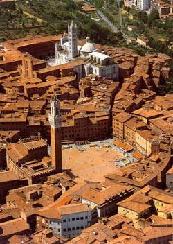 Siena főtere, az Il