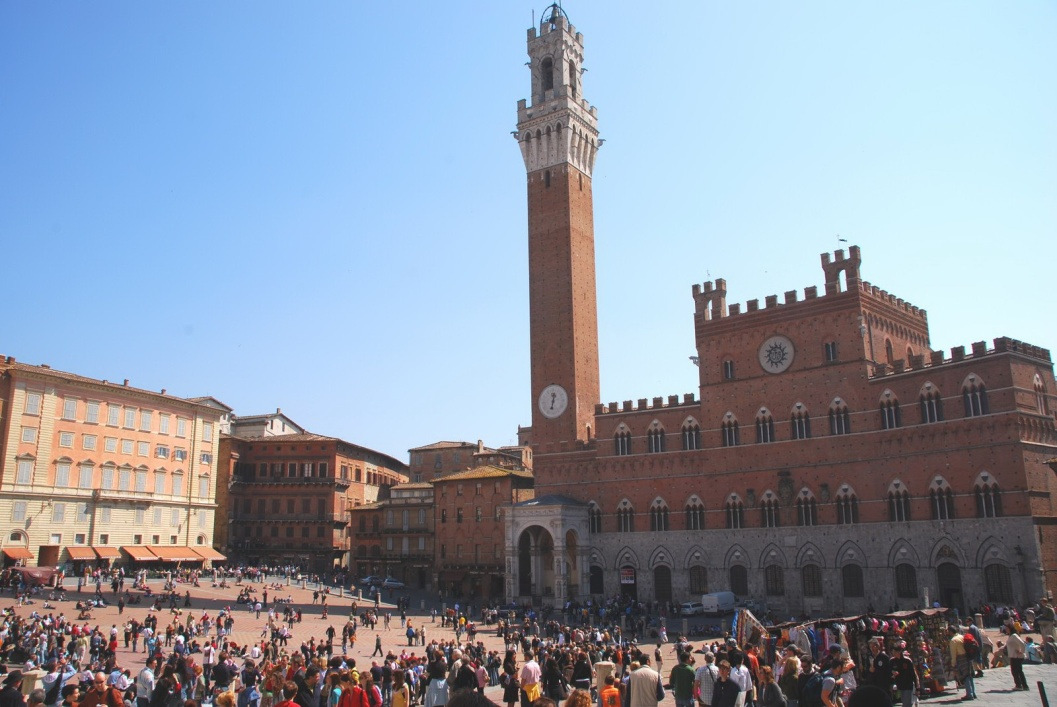 Siena főtere, az Il
