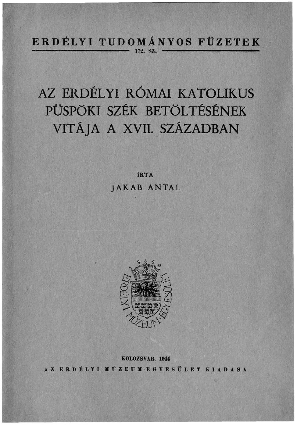 E R D É L Y I T U D O M Á N Y O S F Ü Z E T E K ummm^ J,, jb 172. SZ.'- _.