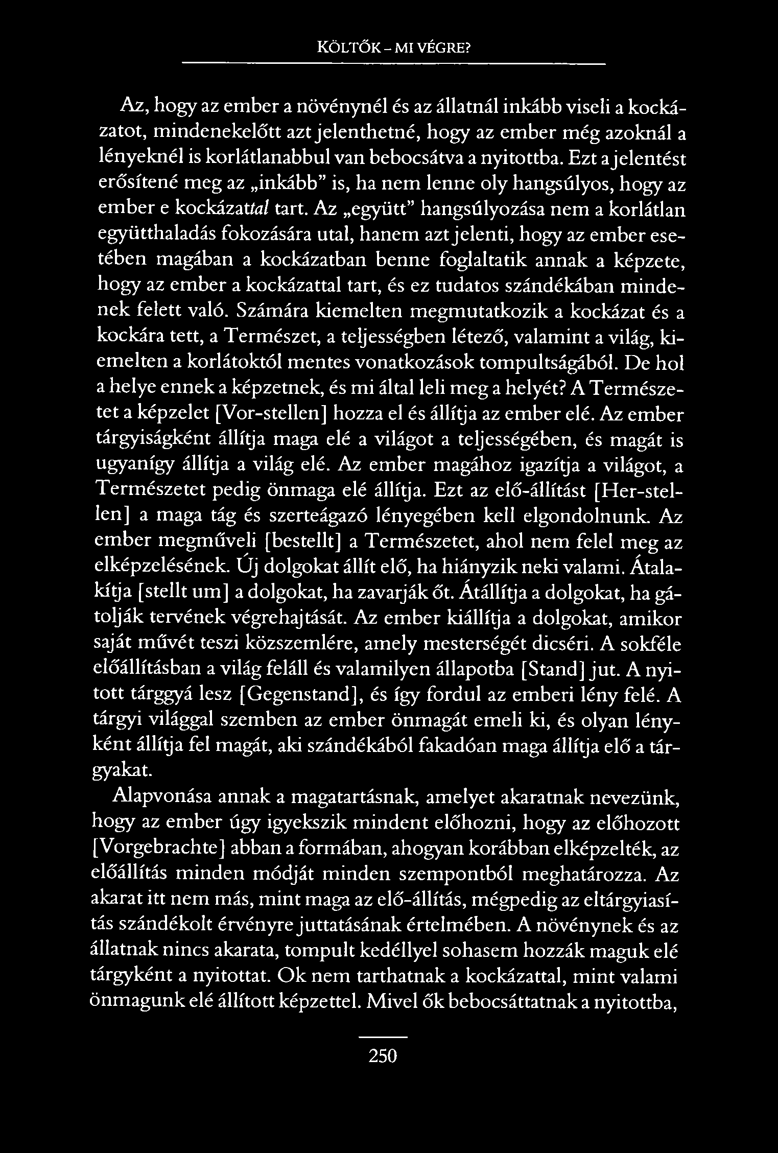 Költők - mi végre?