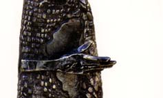 LUPU Alexandru, 1956, Cluj-Napoca. Studii: IAP Cluj-Napoca. Sculptura lui A.L. explorează registre expresive şi sfere tematice foarte diferite unele de altele.