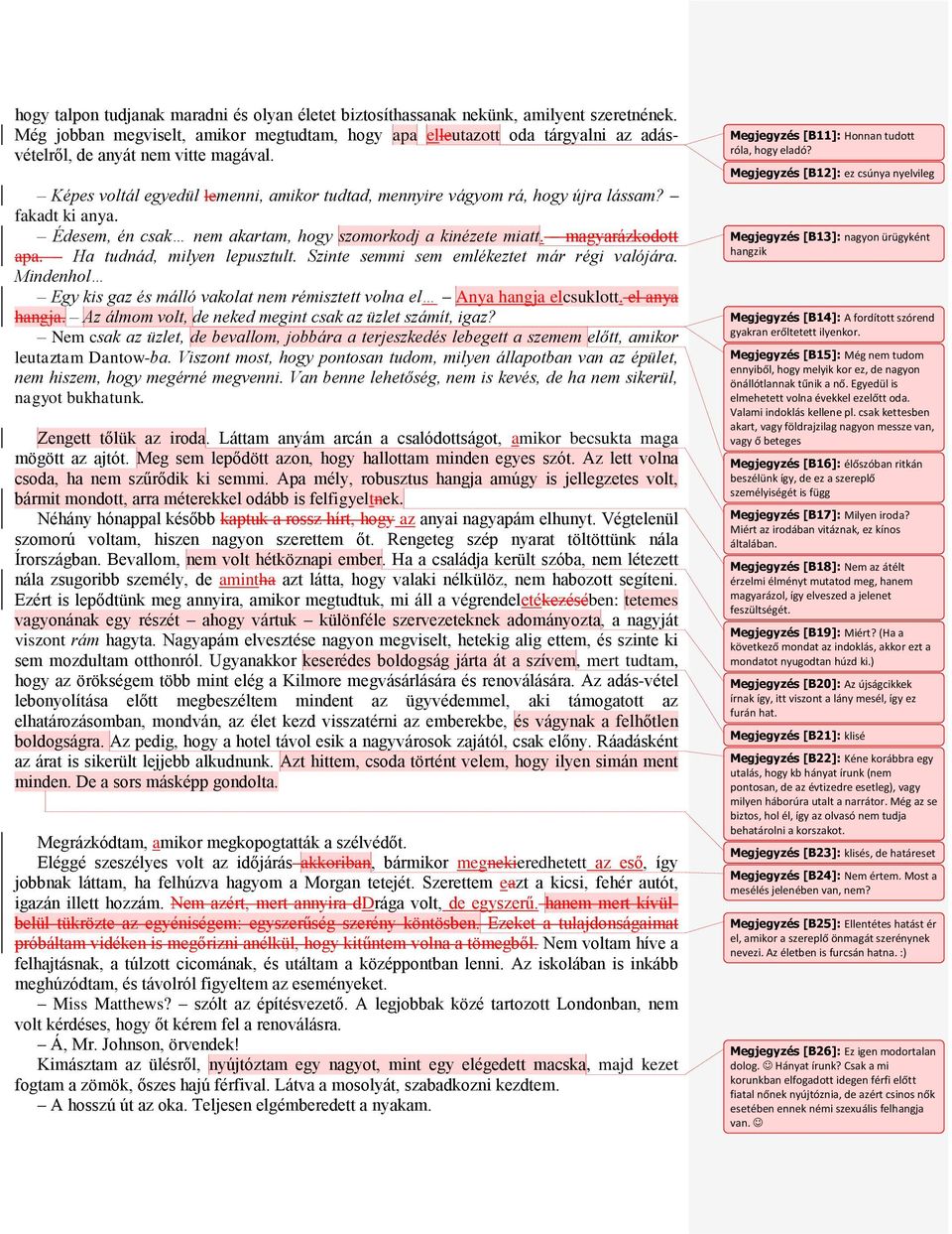 Képes voltál egyedül lemenni, amikor tudtad, mennyire vágyom rá, hogy újra lássam? fakadt ki anya. Édesem, én csak nem akartam, hogy szomorkodj a kinézete miatt. magyarázkodott apa.