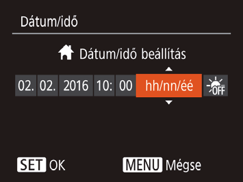 A tippek elrejtése Világóra A kijelzőn alapértelmezett esetben tippek (magyarázatok) jelennek meg, amikor a FUNC. (= ) vagy a MENU (= ) beállításait kiválasztja.