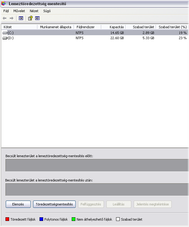 Azonnal kilistázódnak a merevlemezek (nálam két felé van osztva a fő merevlemez, ezért látsz a képen két meghajtót, egy C-t és egy D-t).