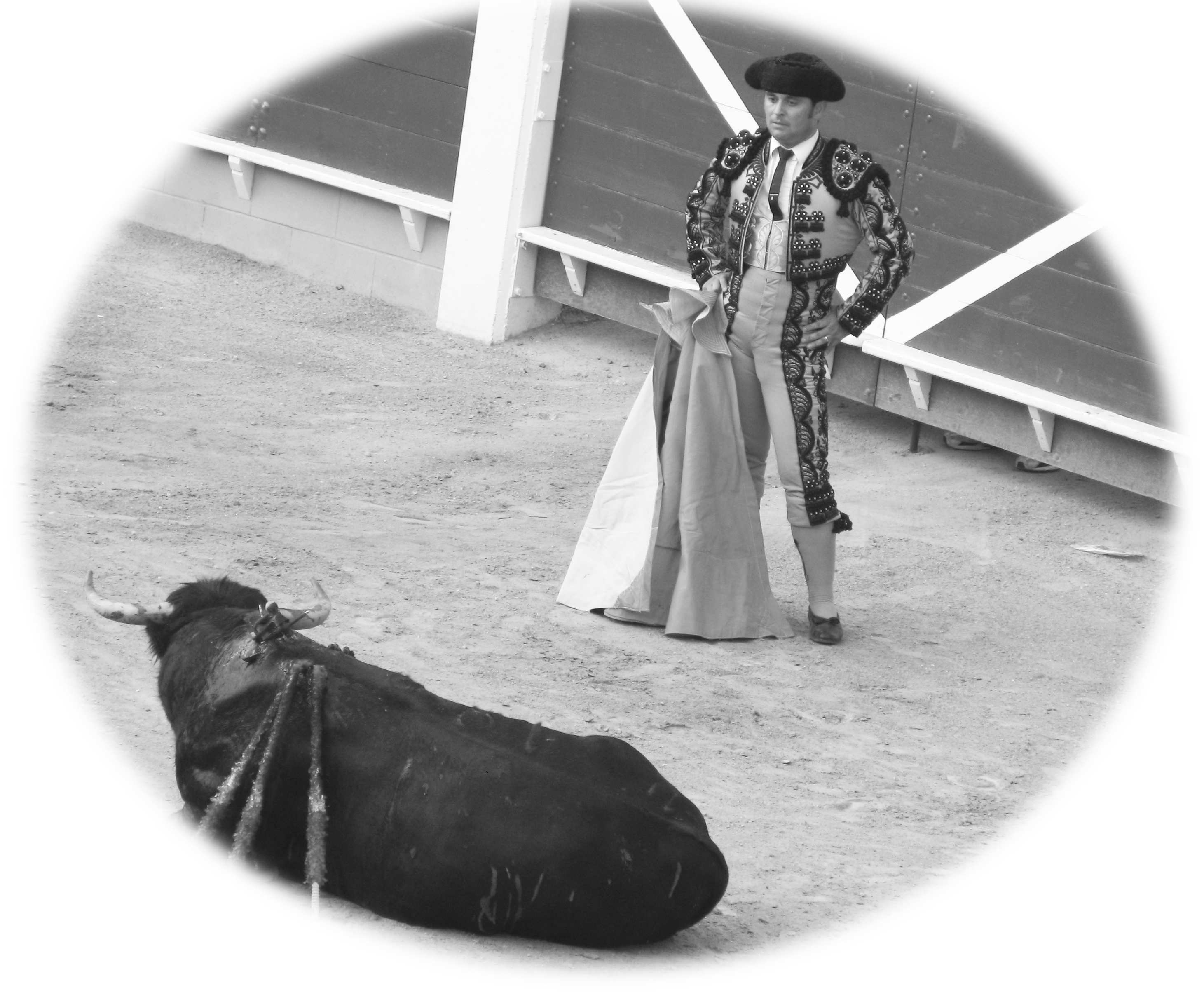 DOVOLENKOVÁ POHĽADNICA NÁŠHO KOLEGU ŠTEVA RIMAJA - REDAKTORA PRAVDY 17 / 15. august 2011 Španielska korida smrť aj pohostinnosť Pre Španielov sú býčie zápasy v koride doslova národným sviatkom.