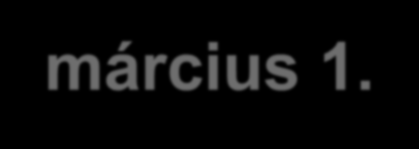 Határidők Benyújtási határidő Támogathatósági időszak március 1. augusztus 1. január 31. (EE, CTP) július 1. március 31.