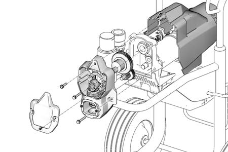 Forgásteszt Forgásteszt Lásd kapcsolási diagram, 26. oldal. Forgórész, kefék, és a motor tekercselésének nyitott áramköri tesztelése (Nincs szakadás) 1.