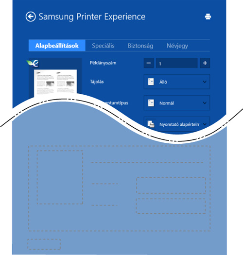 A Samsung Printer Experience használata Nyomtatási feladat törlése Ha a nyomtatási feladat a nyomtatási sorban vagy a nyomtatási várólistán várakozik, a következők szerint törölje a feladatot: Ezt az
