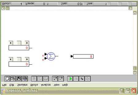 azaz csúszkakkal ellátott elemet: Block > Signal Producer > Slider, illetve az eredmény megjelenítéséhez egy kijelzőt: Block > Signal Consumer > Display. Ekkor az 4-5.