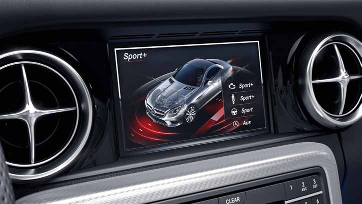 35 DYNAMIC SELECT. Egy roadster, öt erős egyéniség. A vezetési élmény és a sportosság egy roadster természetéhez tartoznak.