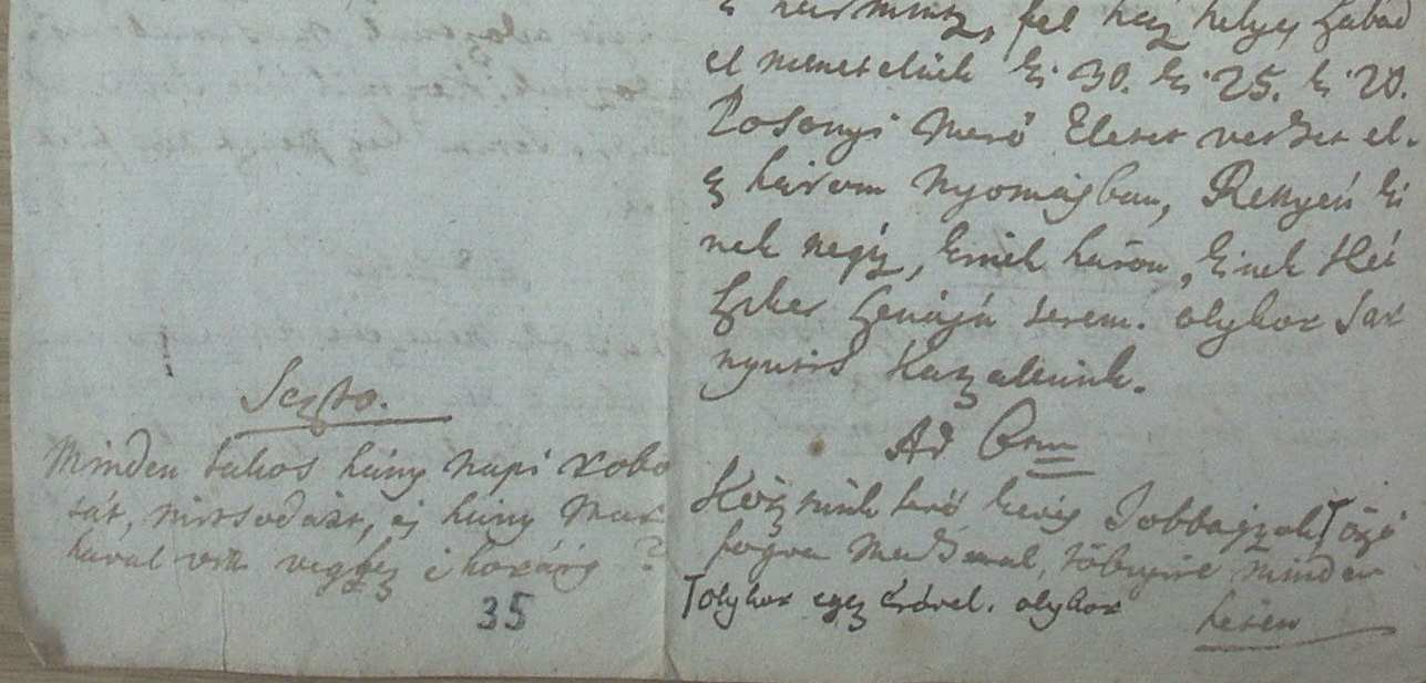 Hornyák Gyula: Abod, ahol a királynak kútja van. 3 7 A bizottság mindenekelőtt 9 kérdésre vonatkozóan hallgatta meg a jobbágyokat.