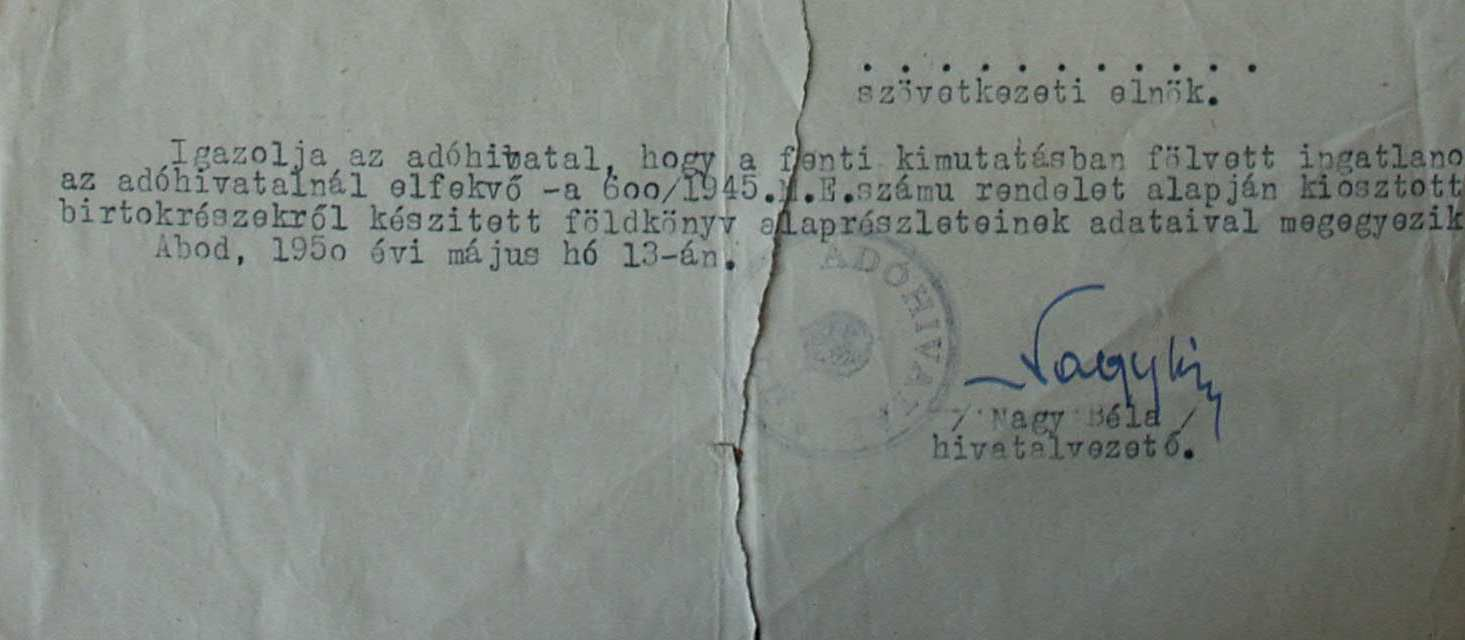 Hornyák Gyula: Abod, ahol a királynak kútja van.