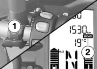4 44 Kezelés z A terep üzemmódot (Enduro) nem normál közúti használatra tervezték.