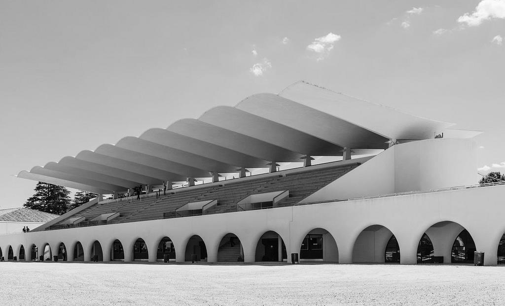 Zarzuela lóversenypálya lelátója, Madrid,