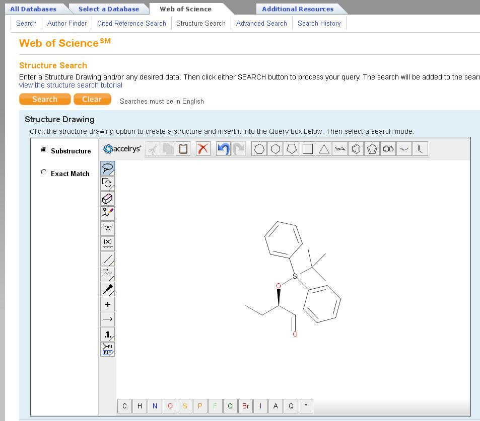 Chemistry Searching Index Chemicus Current Chemical