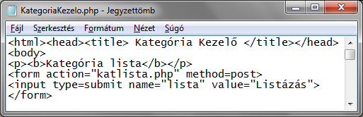 KategoriaKezelo.