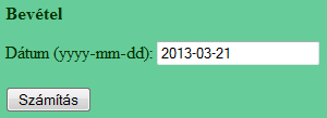 bevet.php <?php include "seged.