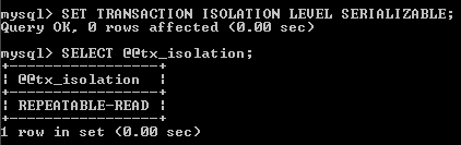 Izolációs szint beállítása SELECT @@tx_isolation; SET [GLOBAL SESSION] TRANSACTION ISOLATION LEVEL