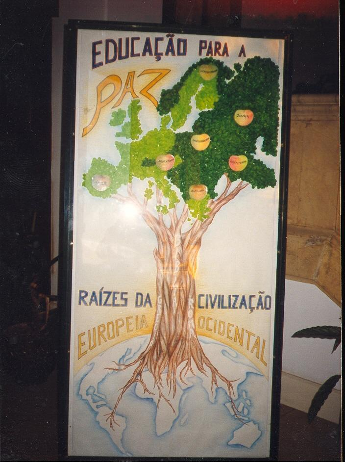 Coimbra -Colégio Da Rainha Santa Isabel Maria Da Gloria De Campos Cordeiro intézménye Európai Életfa: nevelés a békére Az értékpiramisok megmutatják az emberiség fejlődési korszakainak legtipikusabb,