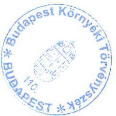 Budapest Környéki Törvényszék Pk.
