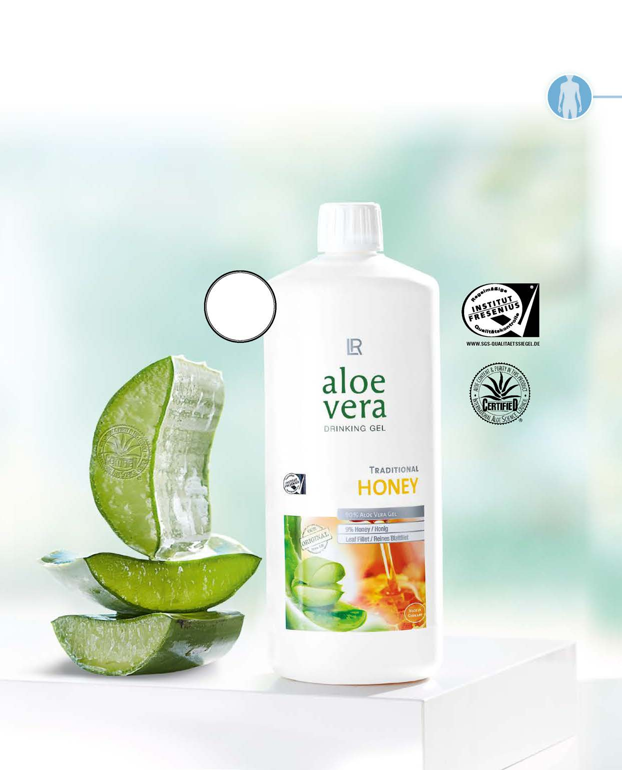 Aloe vera mézes ivógél Az EREDETI az LR-től A legeslegelső aloe verás termék az LR-től, és minden idők legsikeresebb LR terméke! Az Aloe vera mézes ivógél maga a legtisztább tradíció!