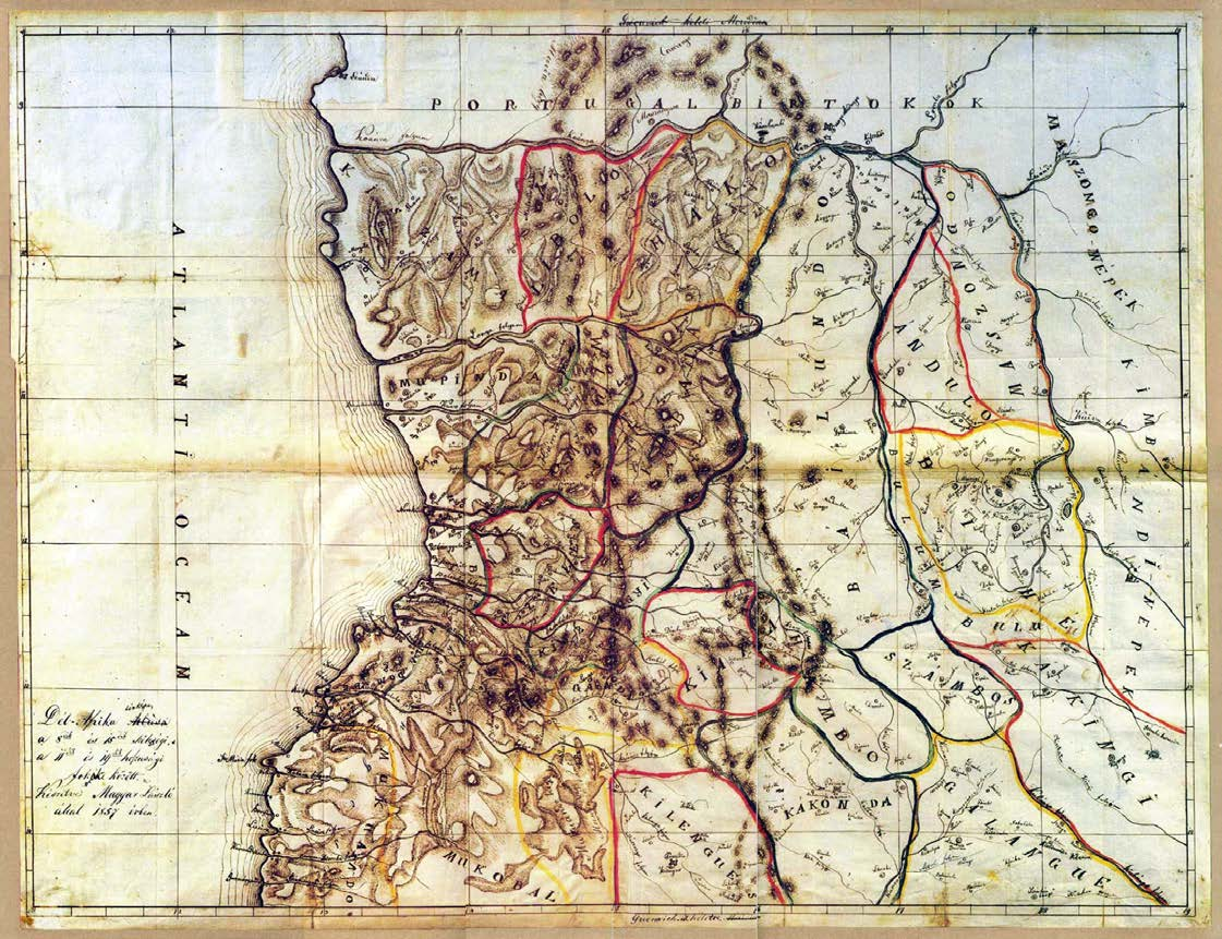 1857-es kéziratos térkép