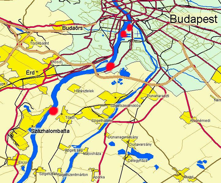 II. Duna víz, üledék és hordalék vizsgálata Budapesti Központi Szennyvíztisztító Telep Mintavétel havonta üledék, hordalék üledék, hordalék és víz Fővárosi Vízművek Iszap