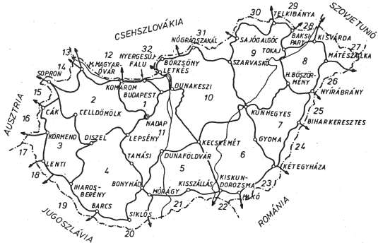 A kéregmozgást bemutató térképek alapja Alapadatok: a Bendefy hálózat és az EOMA I.