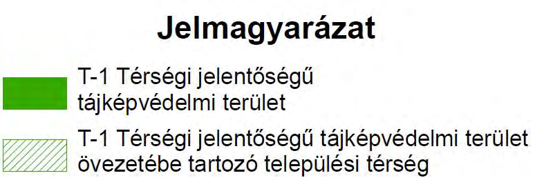 Térségi jelentőségű tájképvédelmi terület övezete 1. 2. 3. 4.